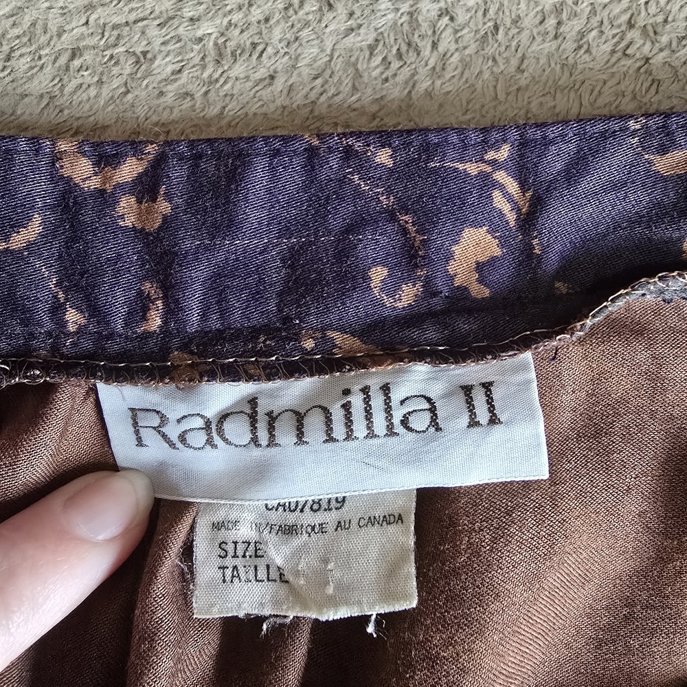 Vintage Radmilla II Rayon Midi Skirt - Picture 12 of 13